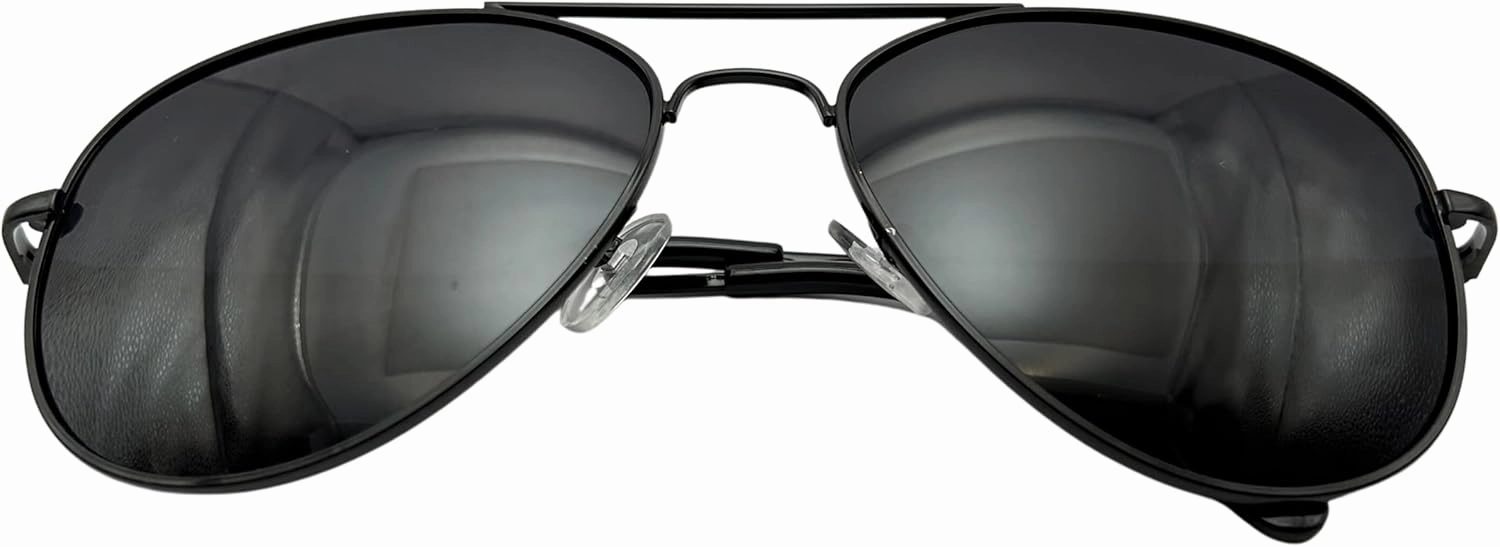 Classic Aviator Polarized Sunglasses For Men And Women UV400 Protection Metal Lightweight Frame