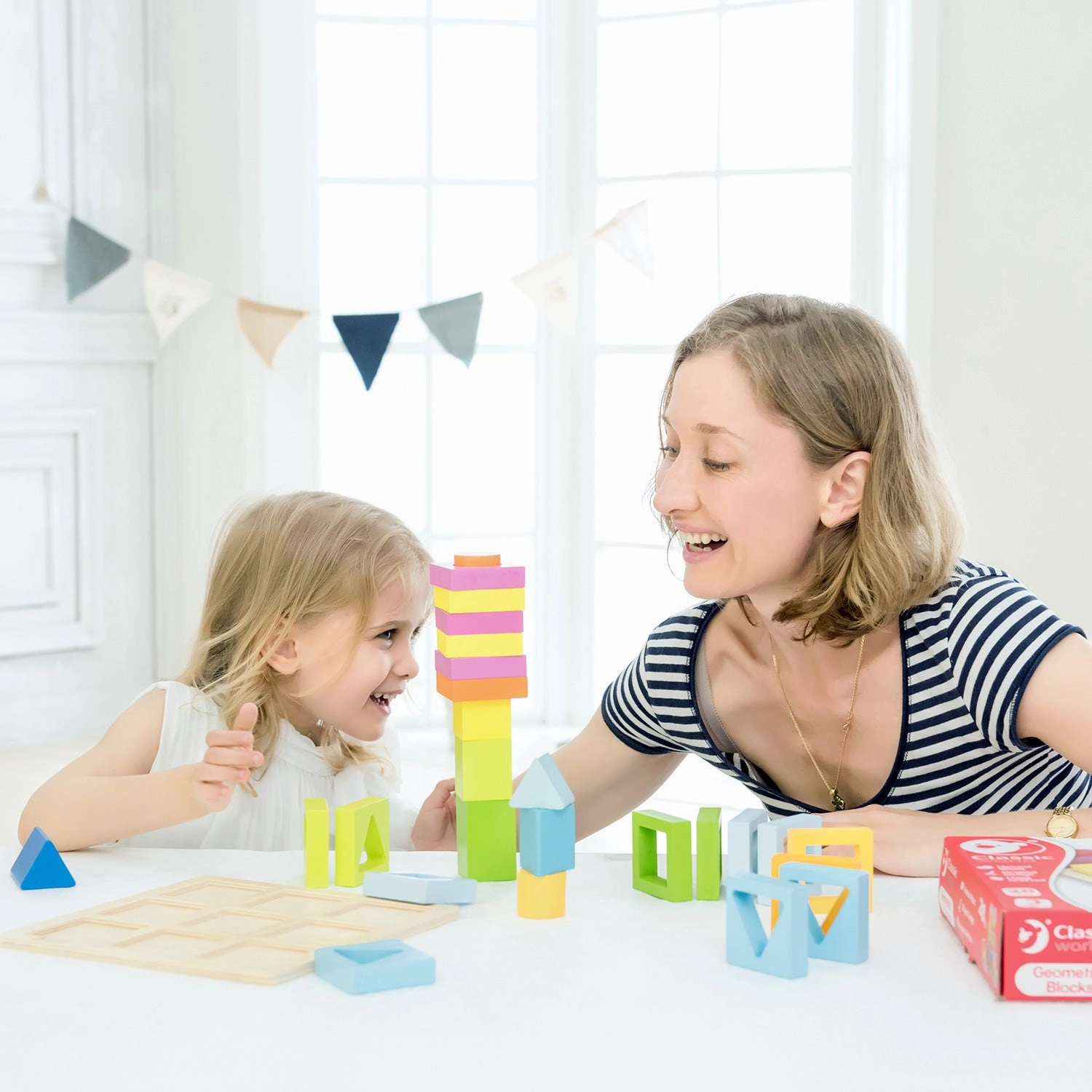 Classic World | Geometric Blocks