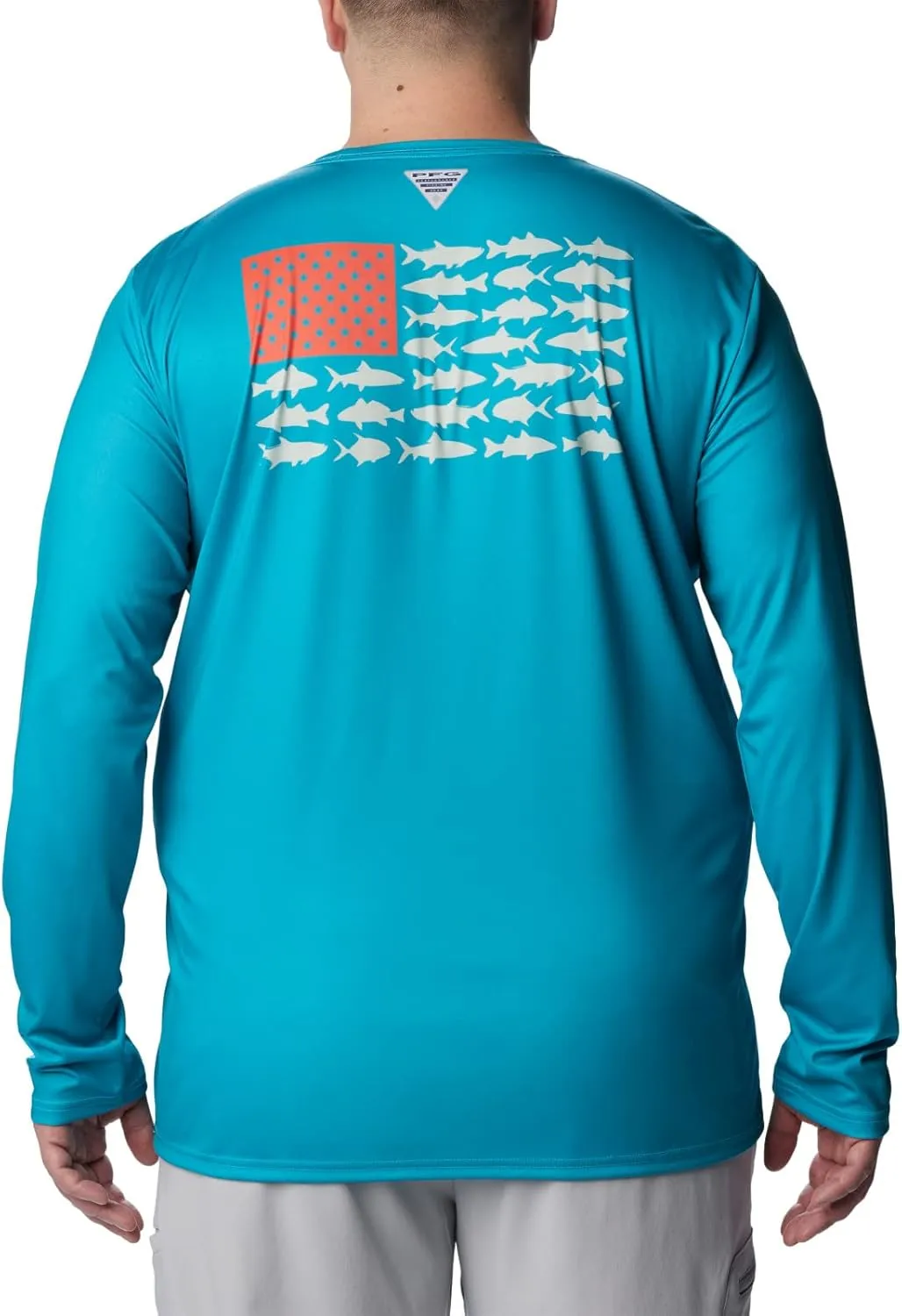 Columbia Men's Terminal Tackle PFG Fish Flag Long Sleeve