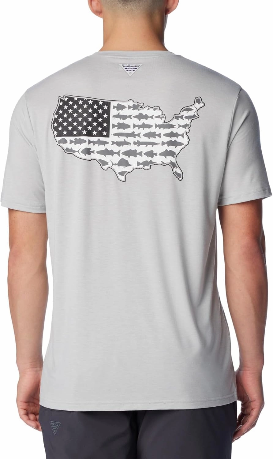 Columbia Men's PFG Fish Flag Tech Tee Ss