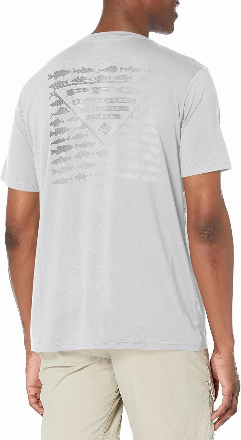 Columbia Men's PFG Triangle Fill Tech Tee Short Sleeve