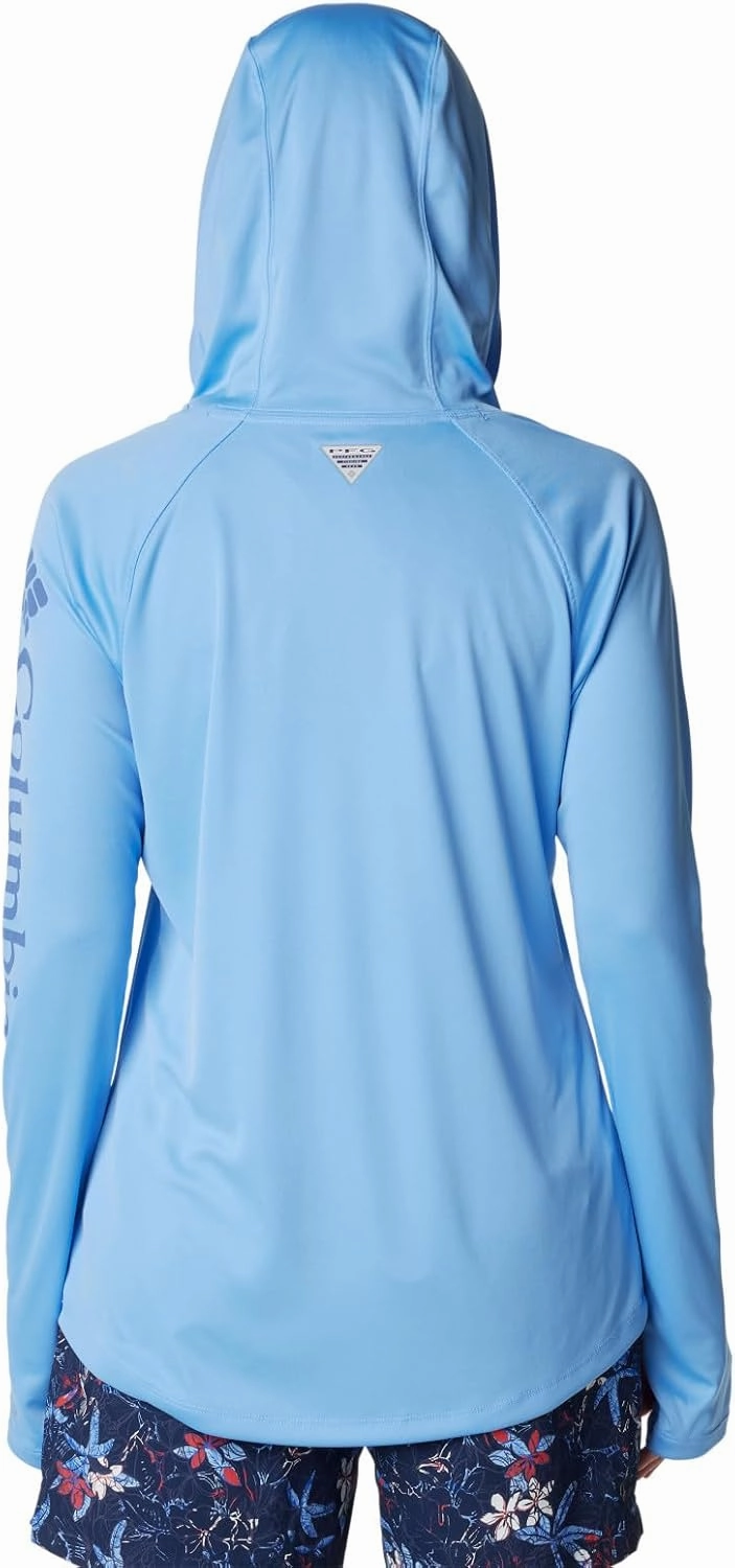 Columbia Women's PFG Tidal Tee Hoodie, UV Protection, Moisture-Wicking