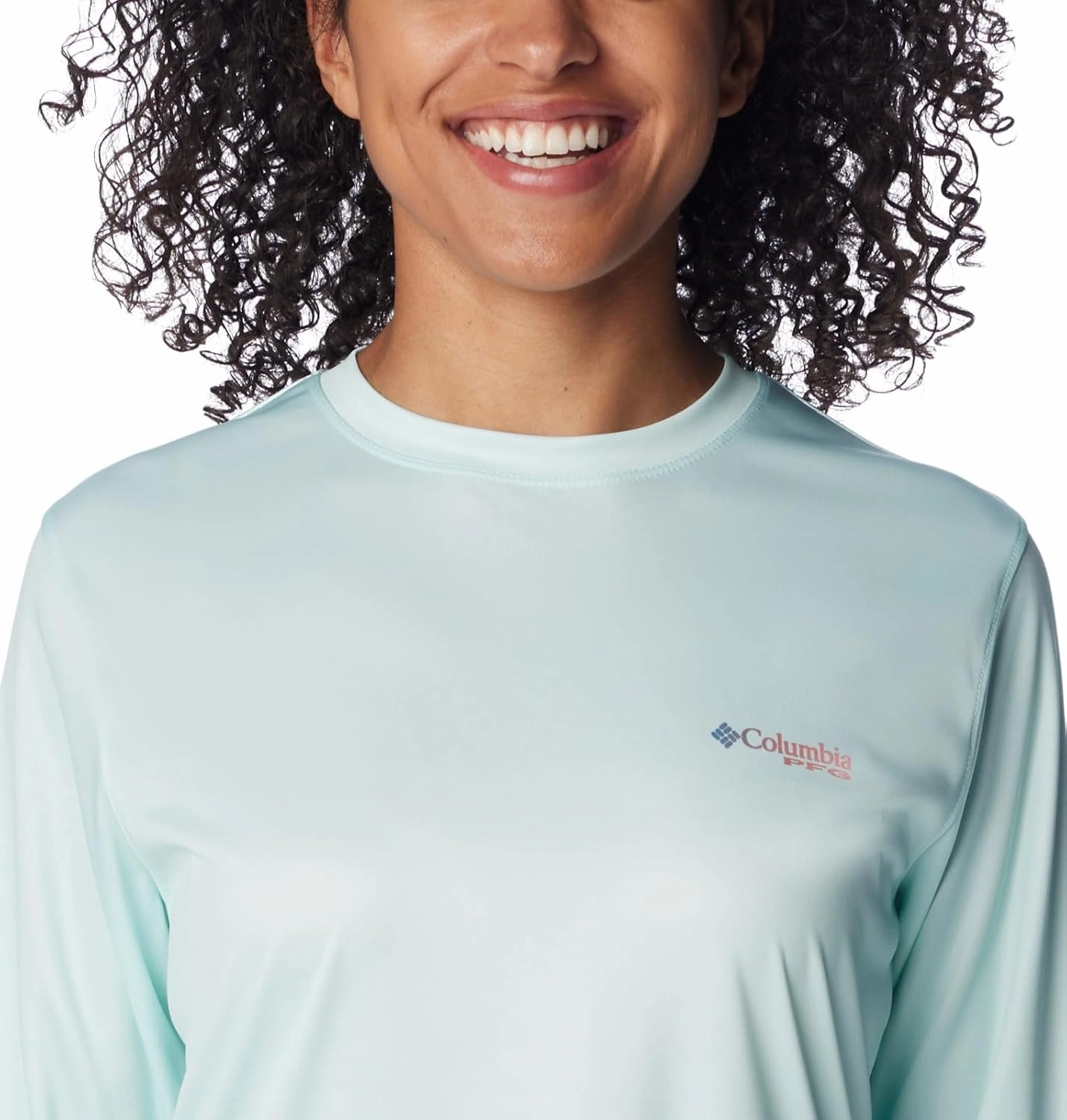 Columbia Women's Tidal Tee PFG Fish Flag Ls