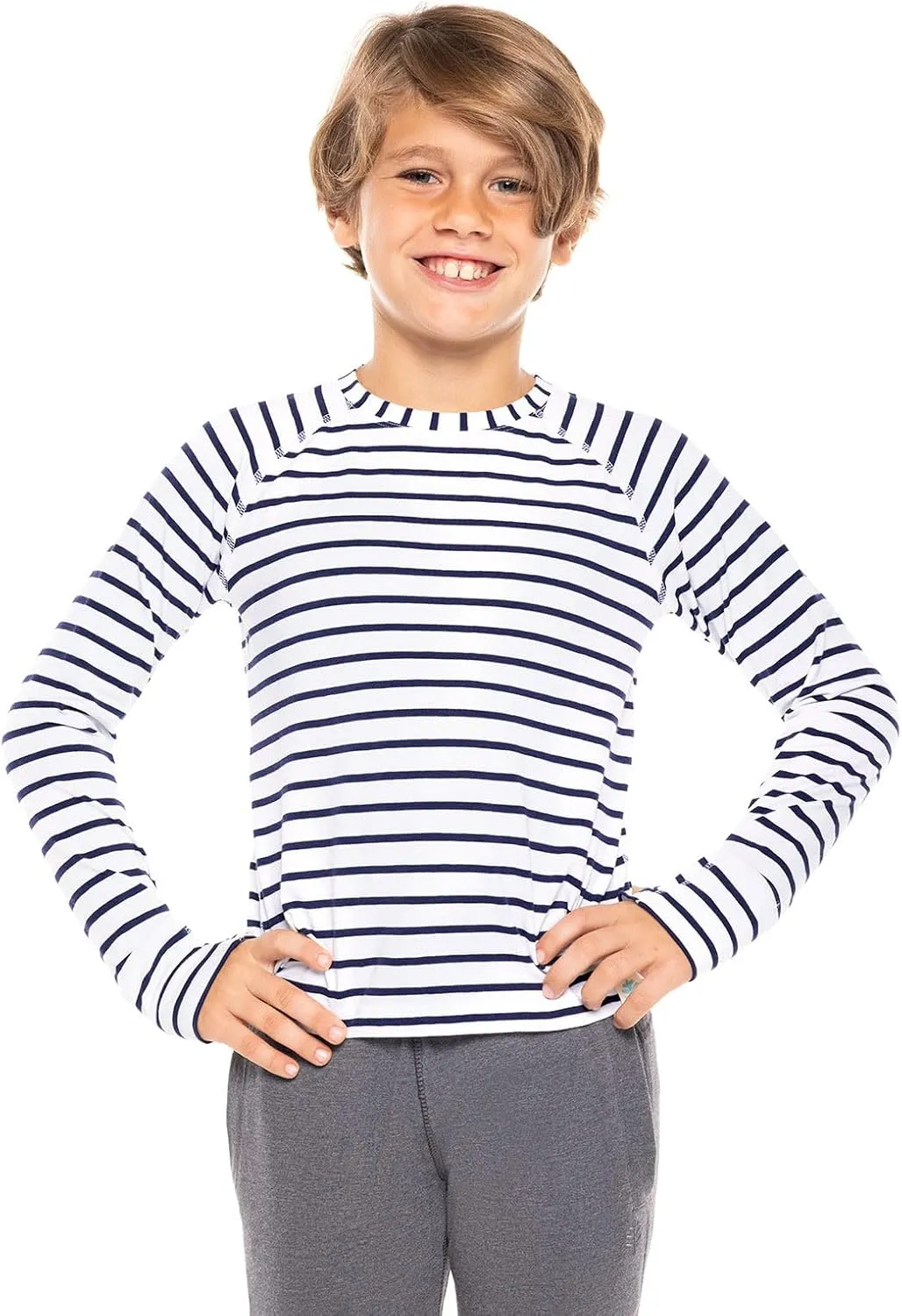 Coolibar UPF 50  Kid's LumaLeo Long Sleeve T-Shirt - Sun Protective
