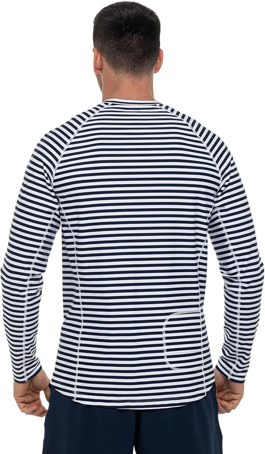 Coolibar UPF 50  Men's Hightide Long Sleeve Swim Shirt - Sun Protective