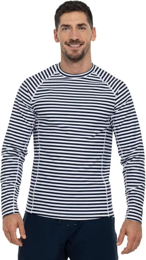 Coolibar UPF 50  Men's Hightide Long Sleeve Swim Shirt - Sun Protective