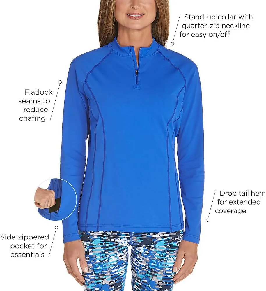 Coolibar UPF 50  Women's Freestyle Long Sleeve Rash Guard - Sun Protective