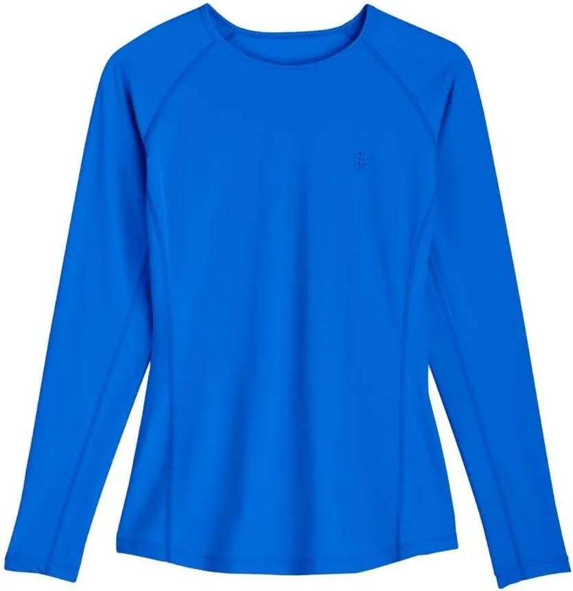Coolibar UPF 50  Women's Hightide Long Sleeve Swim Shirt - Sun Protective