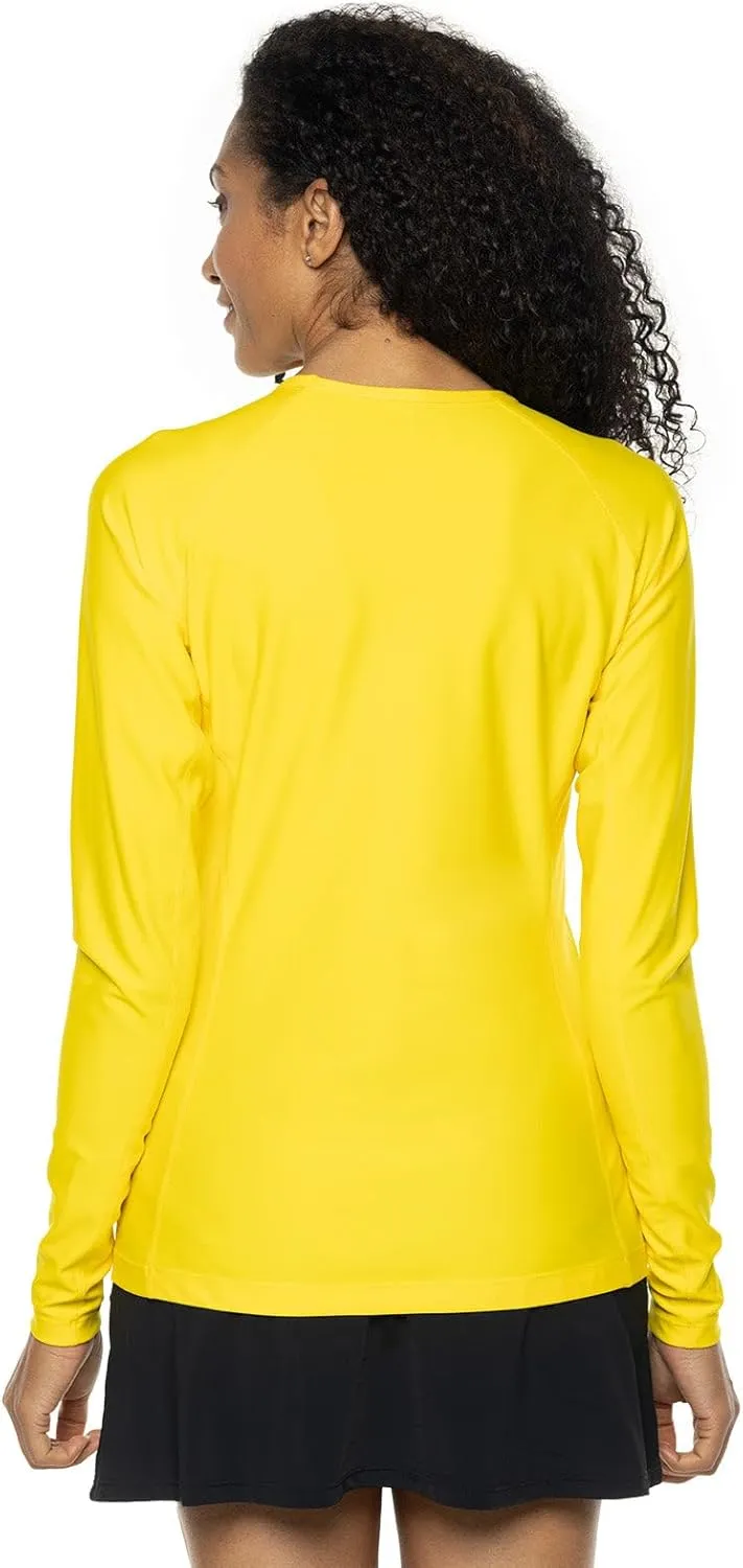 Coolibar UPF 50  Women's Hightide Long Sleeve Swim Shirt - Sun Protective