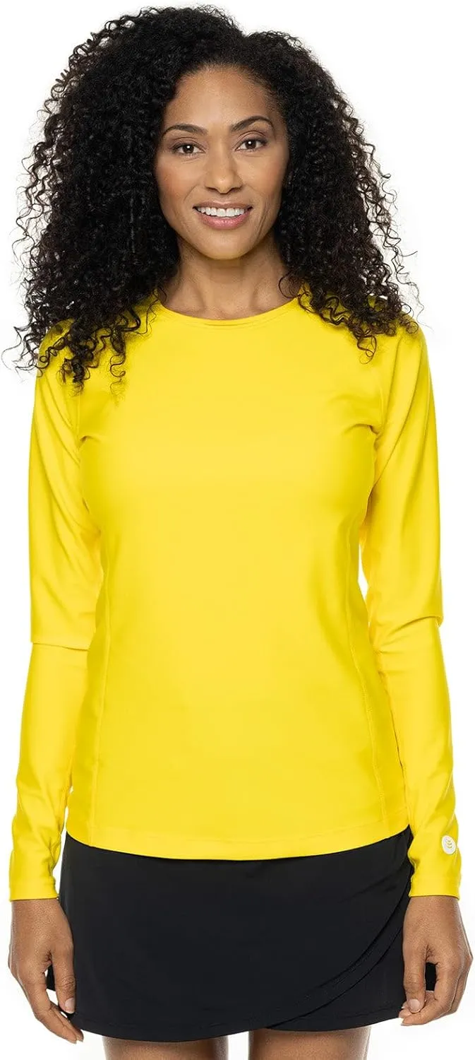 Coolibar UPF 50  Women's Hightide Long Sleeve Swim Shirt - Sun Protective