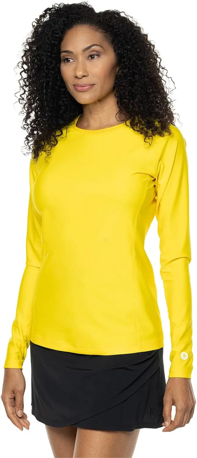 Coolibar UPF 50  Women's Hightide Long Sleeve Swim Shirt - Sun Protective