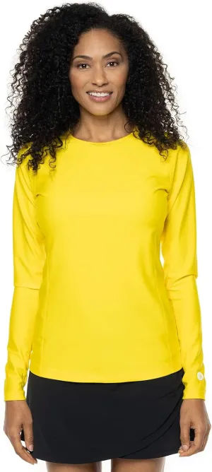 Coolibar UPF 50  Women's Hightide Long Sleeve Swim Shirt - Sun Protective