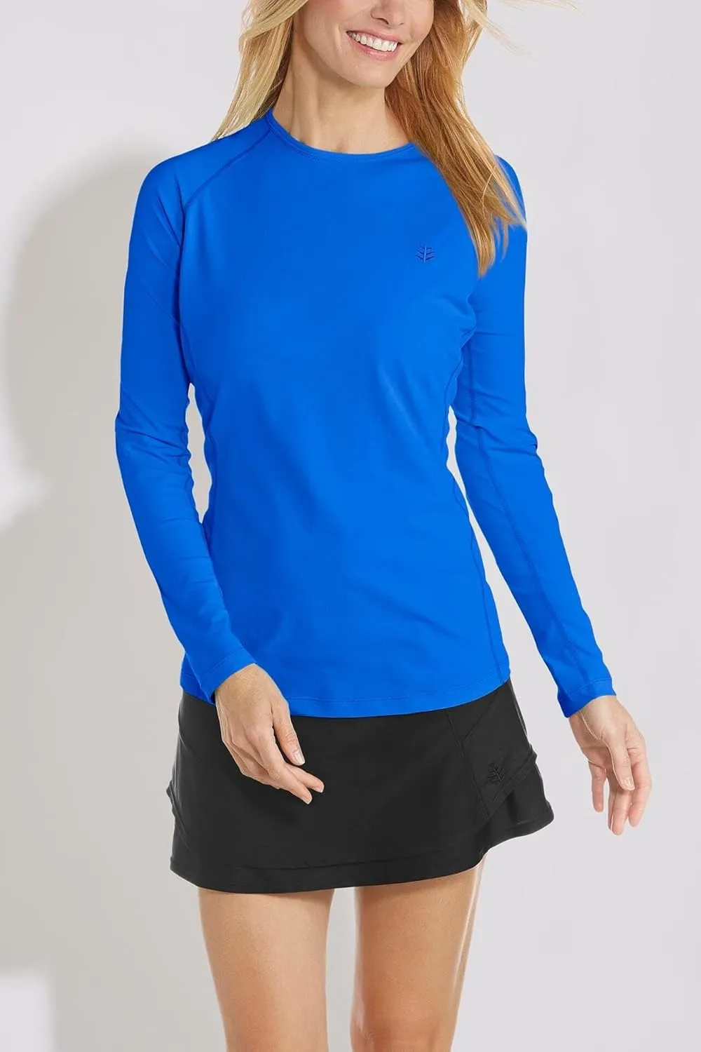 Coolibar UPF 50  Women's Hightide Long Sleeve Swim Shirt - Sun Protective