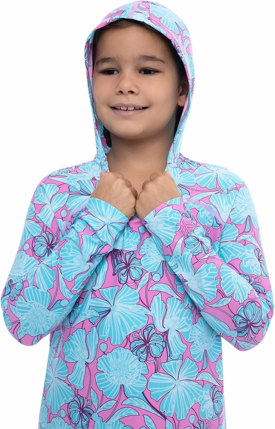Coolibar UPF 50  Girl's Seacoast Swim Cover-Up Dress - Sun Protective