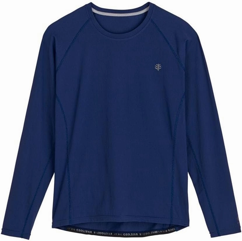 Coolibar UPF 50  Men's Hightide Long Sleeve Swim Shirt - Sun Protective