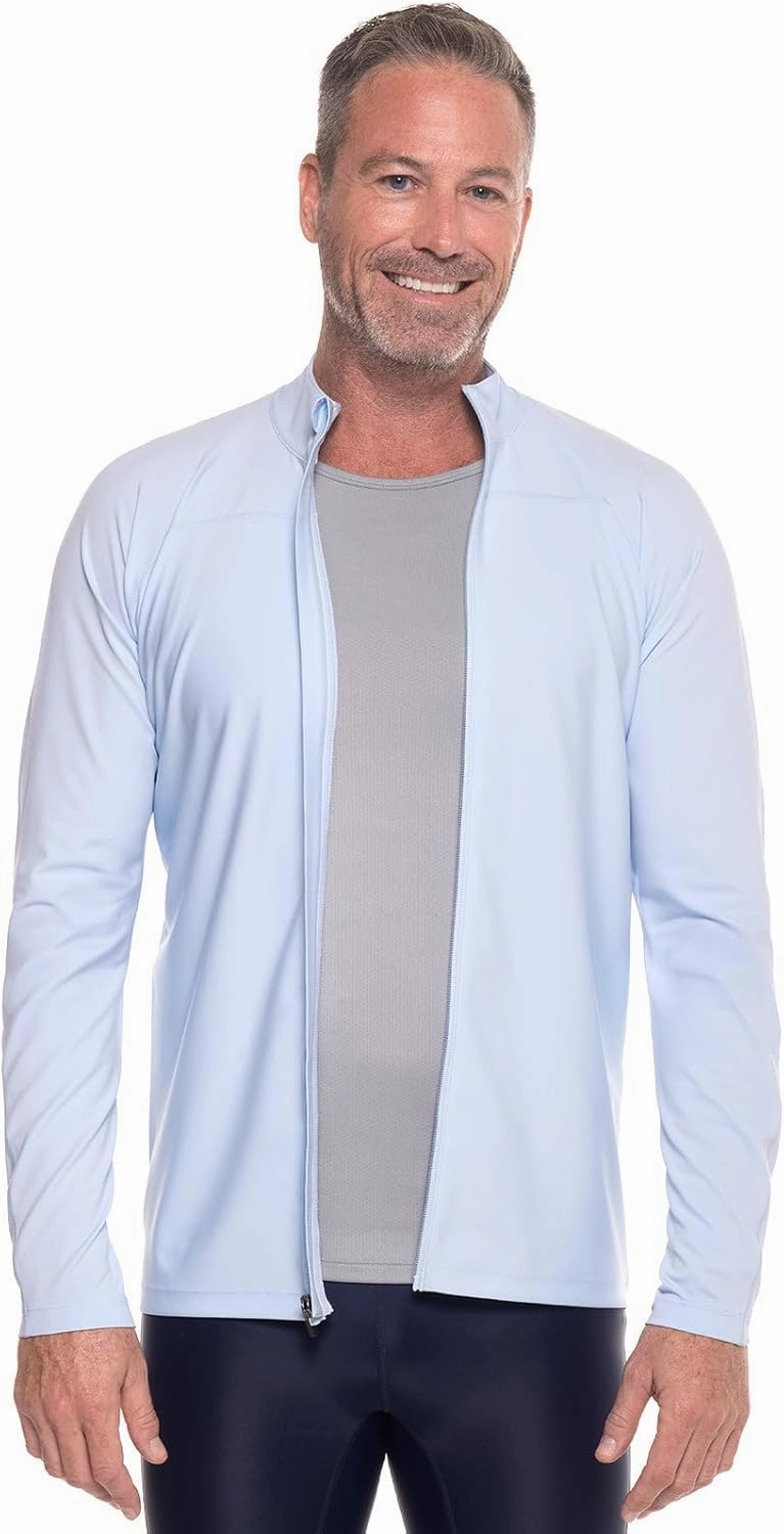 Coolibar UPF 50  Men's Menorca Long Sleeve Water Jacket - Sun Protective