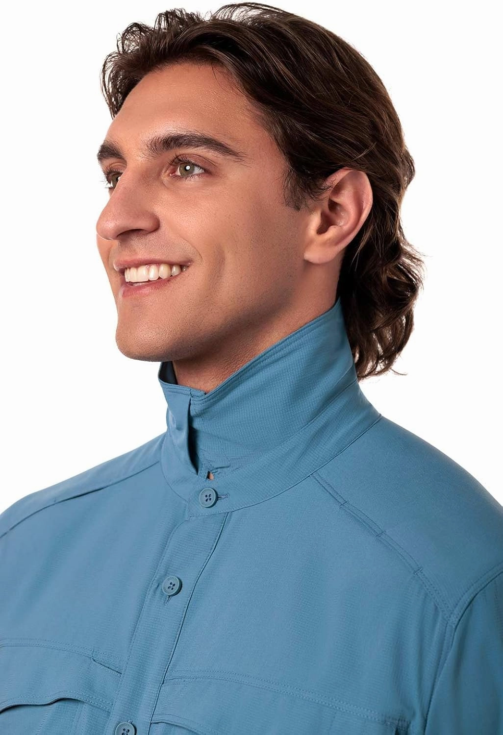 Coolibar UPF 50  Men’s Nassau Fishing Shirt - Sun Protective