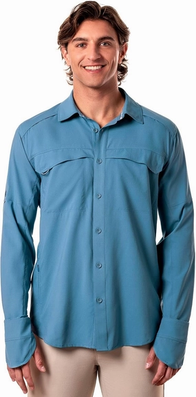 Coolibar UPF 50  Men’s Nassau Fishing Shirt - Sun Protective