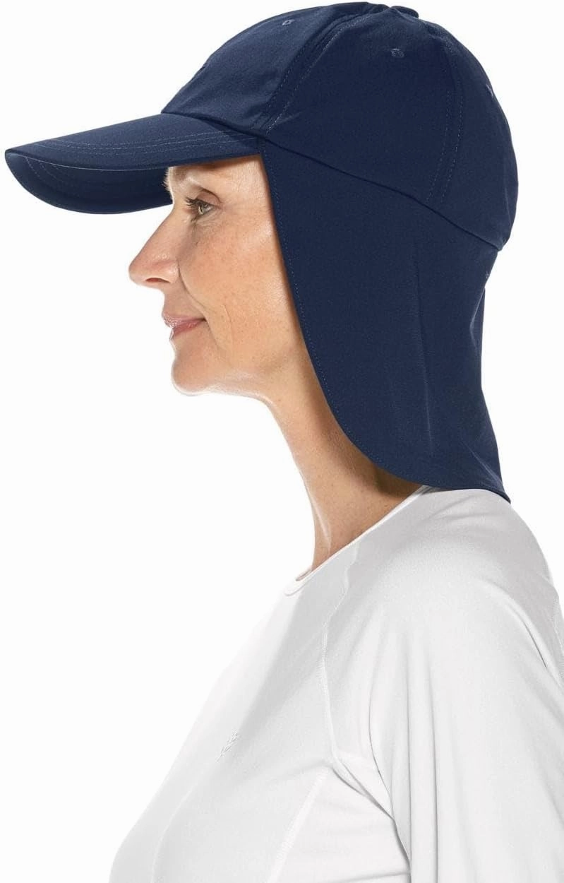 Coolibar UPF 50  Men's Women's Hayden Chlorine Resistant All Sport Hat - Sun Protective