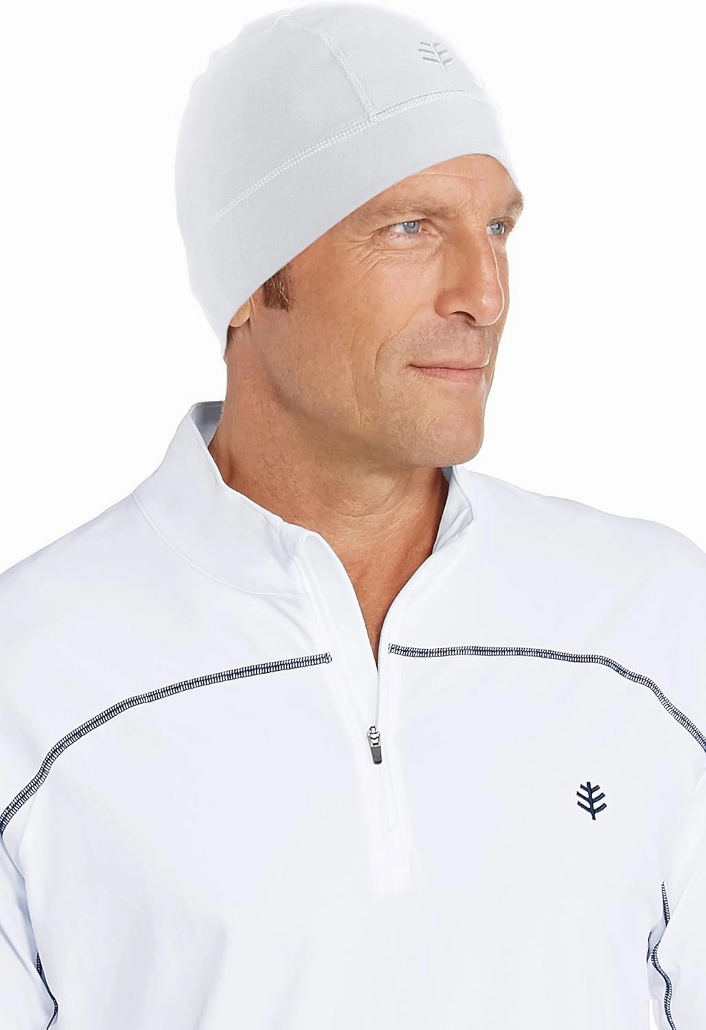 Coolibar UPF 50  Unisex Aqua Sun Skully Cap - Sun Protective