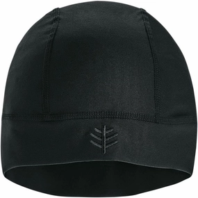 Coolibar UPF 50  Unisex Aqua Sun Skully Cap, Sleek Grey, One Size, Solid - Sun Protective