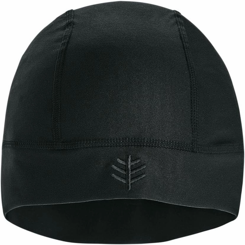 Coolibar UPF 50  Unisex Aqua Sun Skully Cap, Sleek Grey, One Size, Solid - Sun Protective