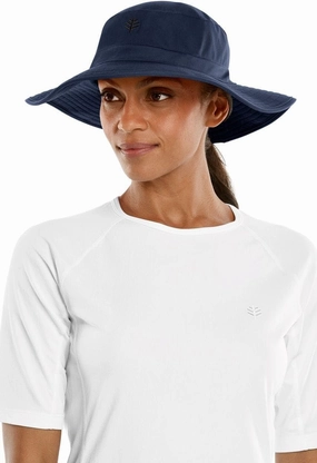 Coolibar UPF 50  Women's Brighton Chlorine Resistant Bucket Hat - Sun Protective