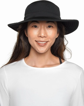 Coolibar UPF 50  Women's Brighton Chlorine Resistant Bucket Hat - Sun Protective