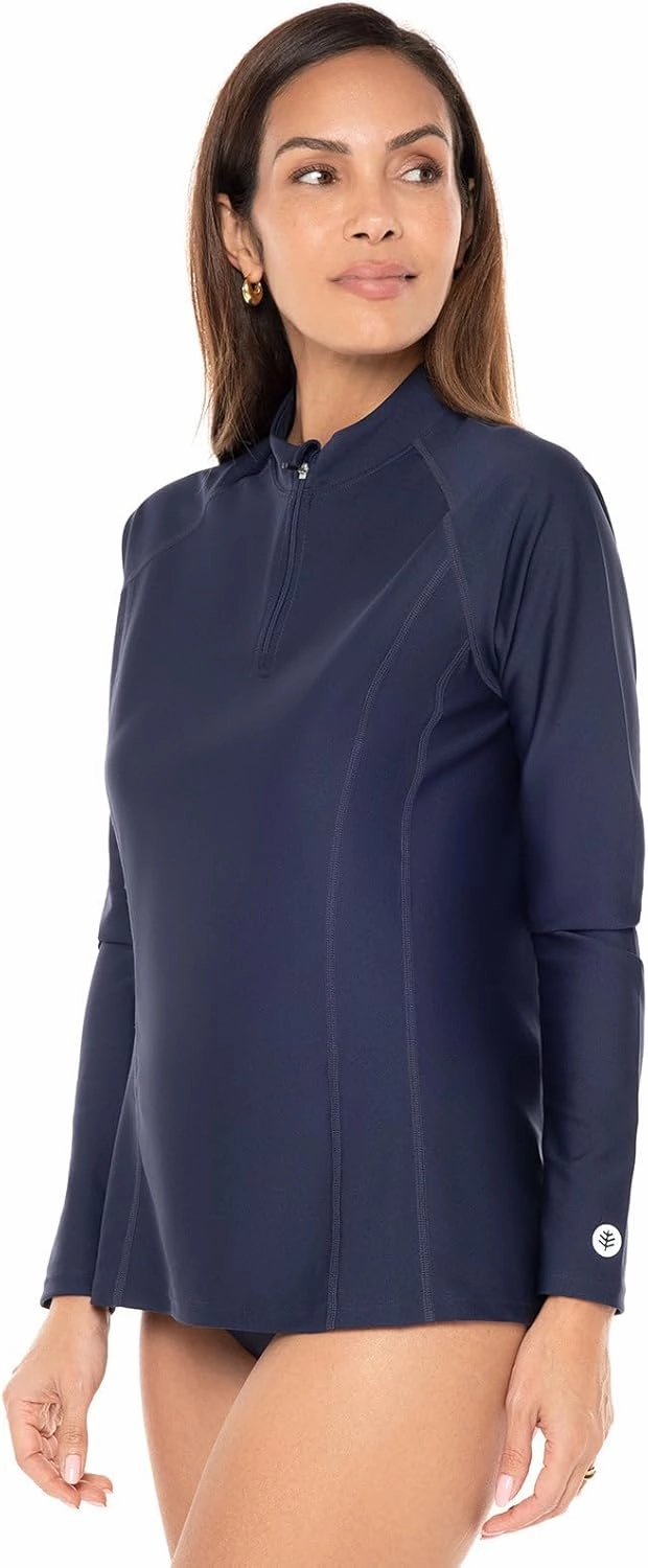 Coolibar UPF 50  Women's Freestyle Long Sleeve Rash Guard - Sun Protective