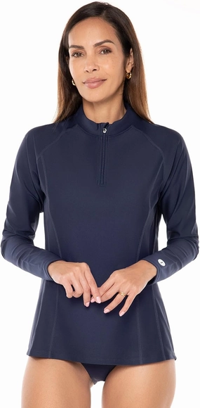 Coolibar UPF 50  Women's Freestyle Long Sleeve Rash Guard - Sun Protective