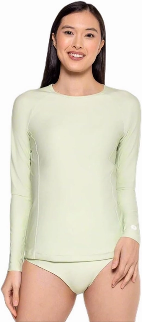 Coolibar UPF 50  Women's Hightide Long Sleeve Swim Shirt - Sun Protective