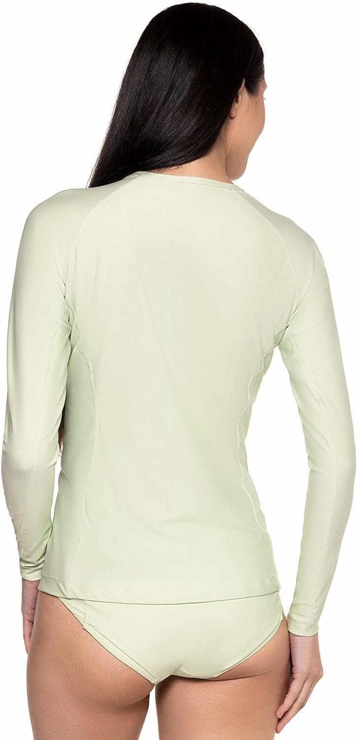 Coolibar UPF 50  Women's Hightide Long Sleeve Swim Shirt - Sun Protective