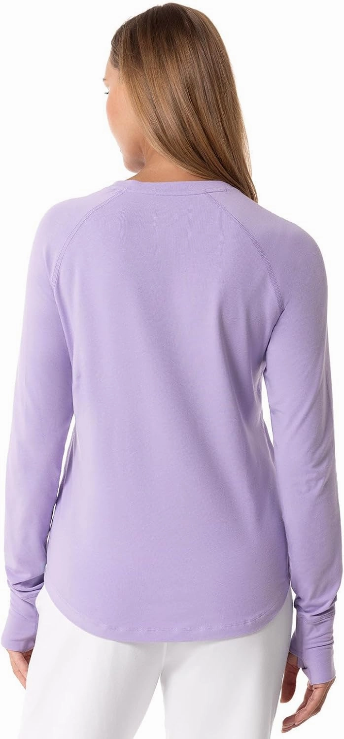 Coolibar UPF 50  Women's LumaLeo Long Sleeve T-Shirt - Sun Protective