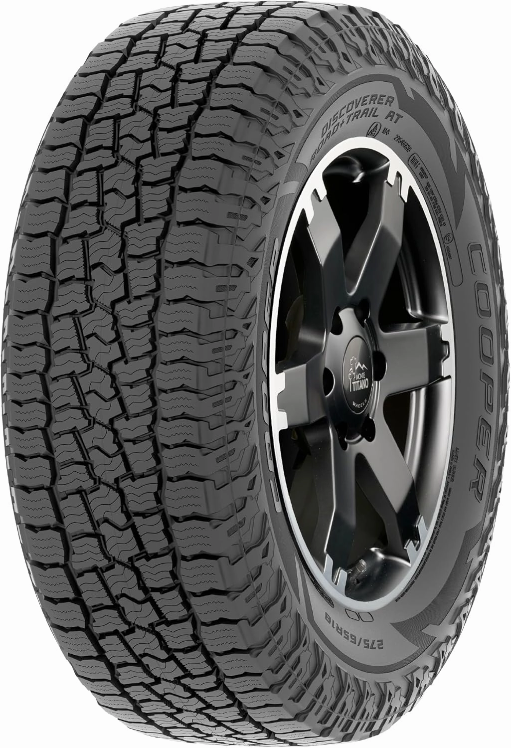 Cooper Discoverer Road and Trail AT All-Terrain Tire, 265/50R20 XL 111V, Set of 1
