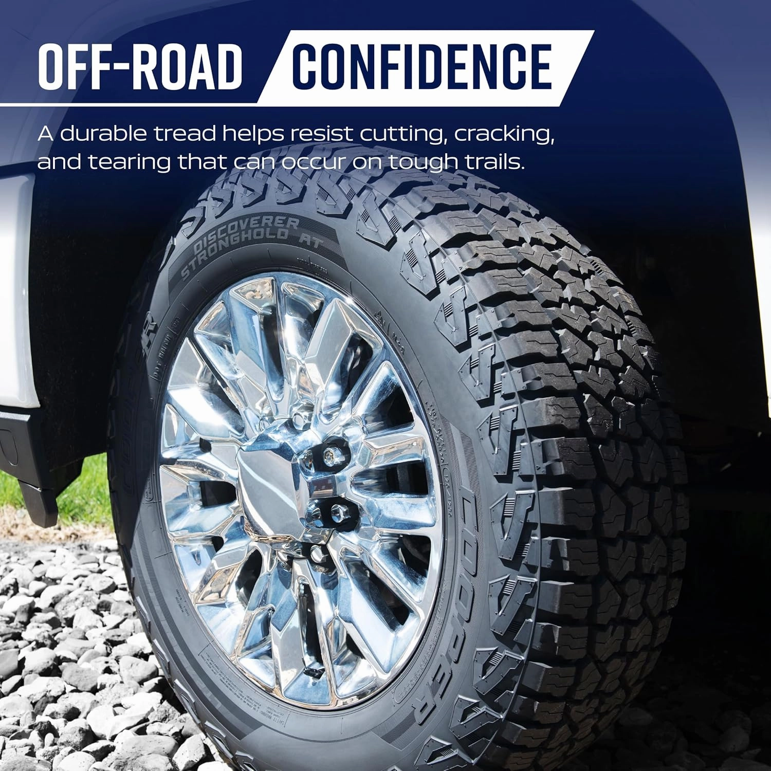 Cooper Discoverer Stronghold AT All-Terrain Tire, LT265/75R16, Set of 1