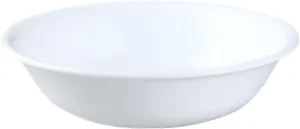 Corelle Livingware 10-Ounce Dessert Bowl, Winter Frost White, Set of 4