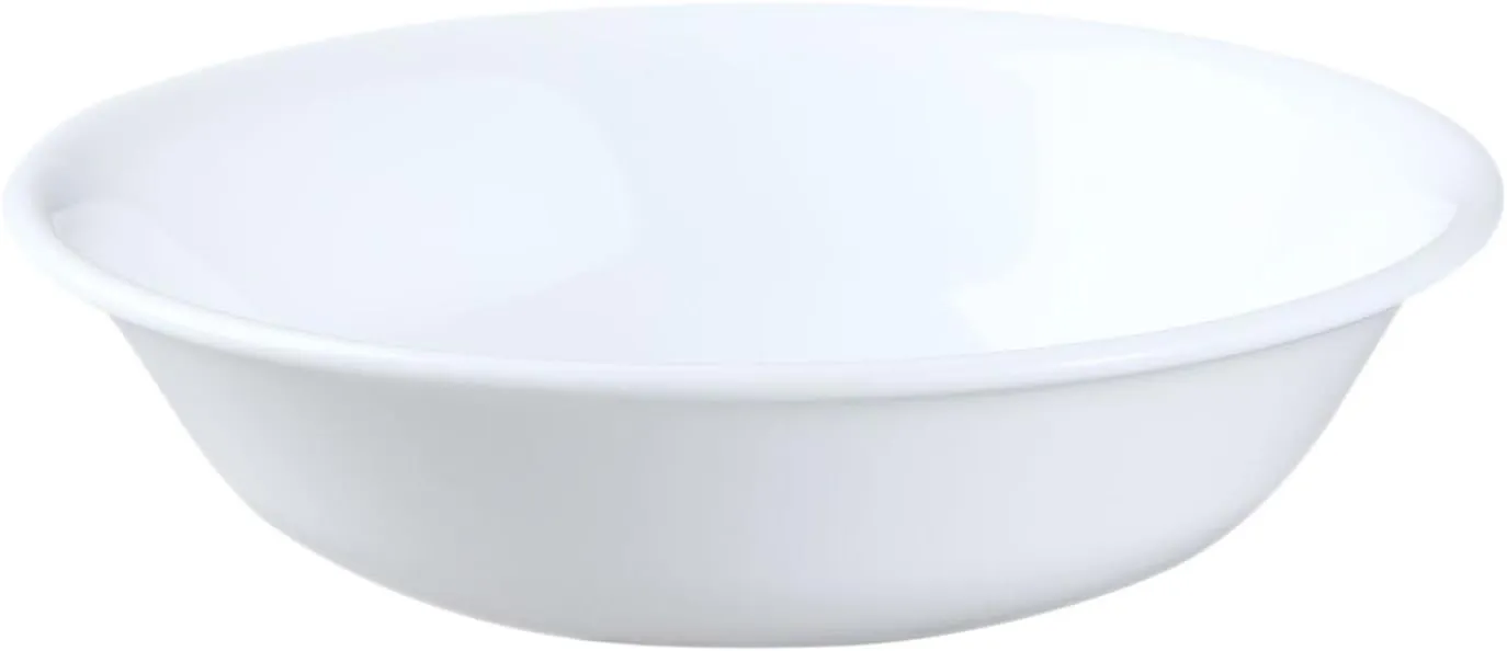 Corelle Livingware 10-Ounce Dessert Bowl, Winter Frost White, Set of 4