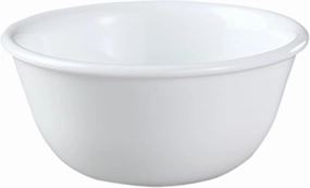 Corelle Vitrelle Glass Winter Frost Ramekin Bow, Pack of 6, White. Dimensions - 3.75" Diameter 1.75" High, Capacity - 6 oz