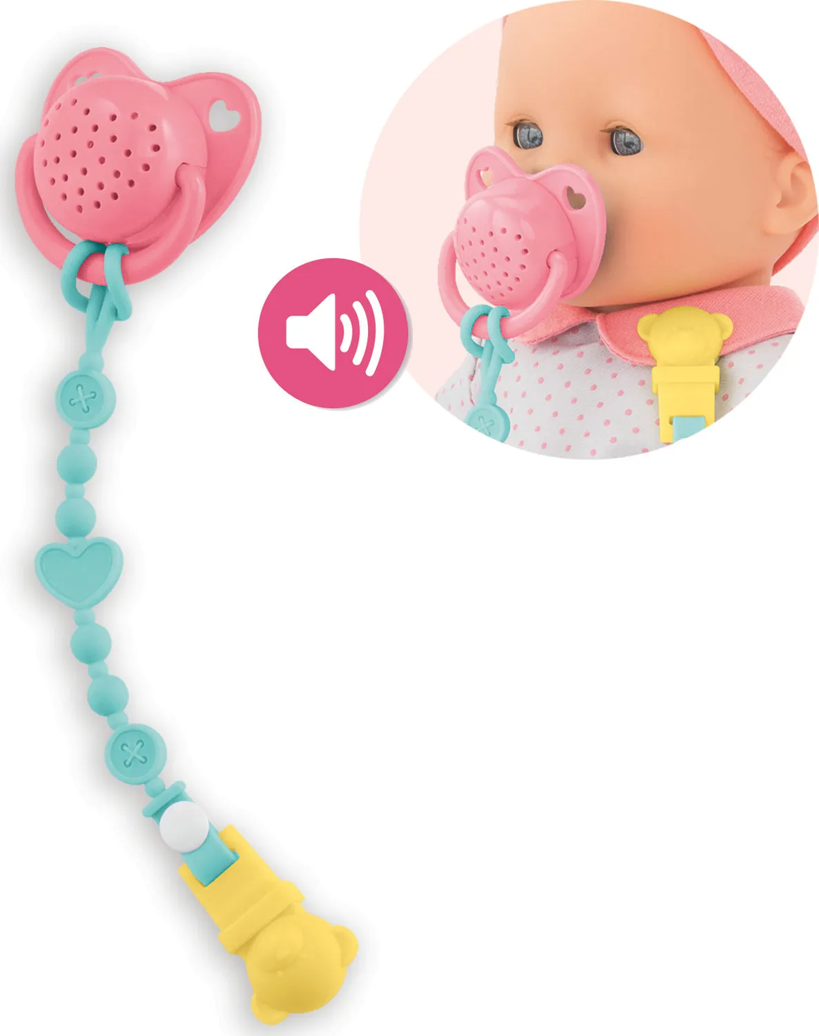 Corolle Interactive Pacifier With Sounds