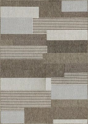 Couristan 2467/2003 Monaco Starboard Area Rugs, 2-Feet by 3-Feet 7-Inch, Brown Sand