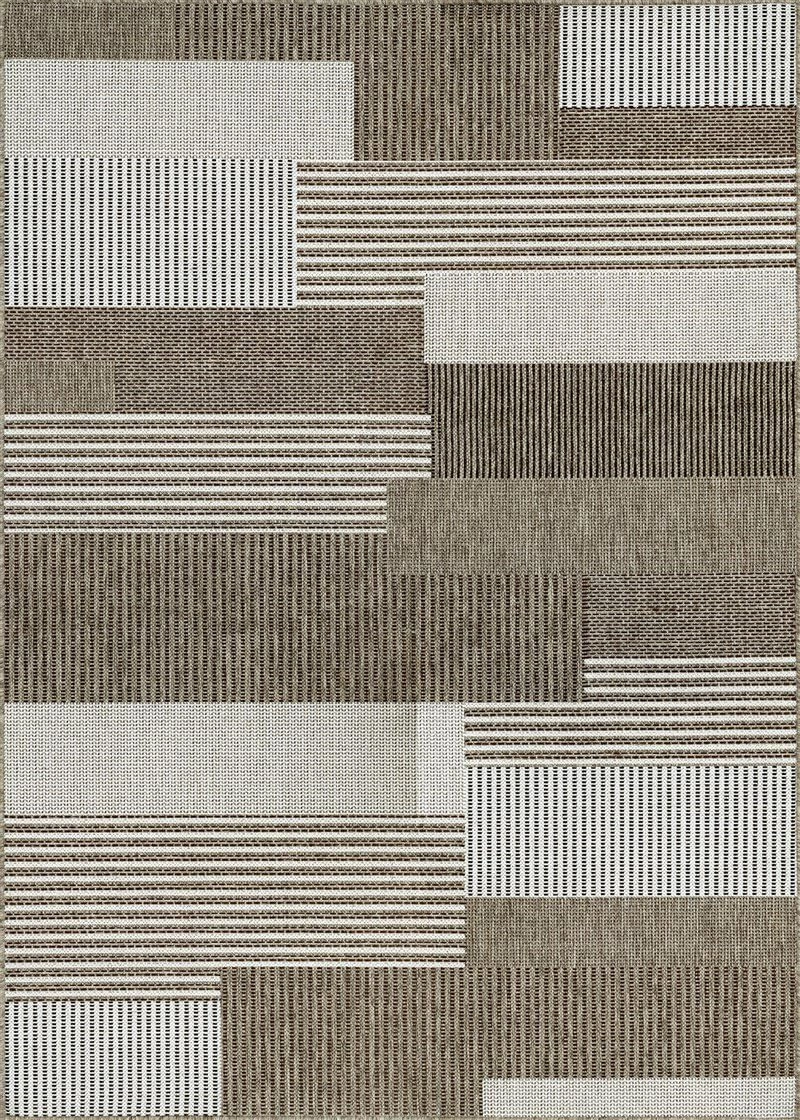 Couristan 2467/2003 Monaco Starboard Area Rugs, 2-Feet by 3-Feet 7-Inch, Brown Sand