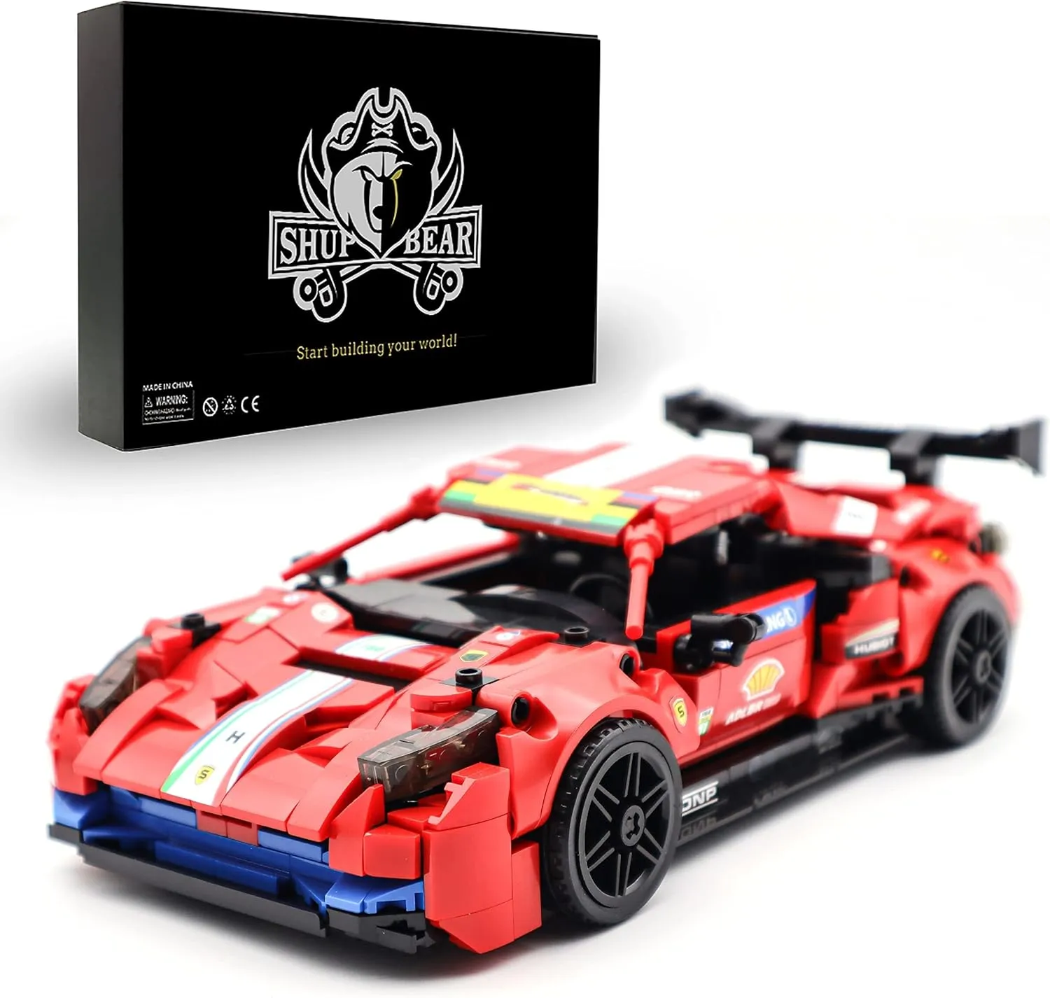 Creator Speed Red Racing Car Set,Building Blocks Kit Set Adult Truck Model Toy for Boy(826PCS)