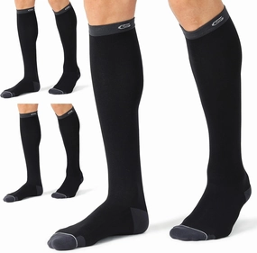 CS CELERSPORT 3 Pairs Compression Socks 20-30mmHg for Men Running Athletic Support Socks