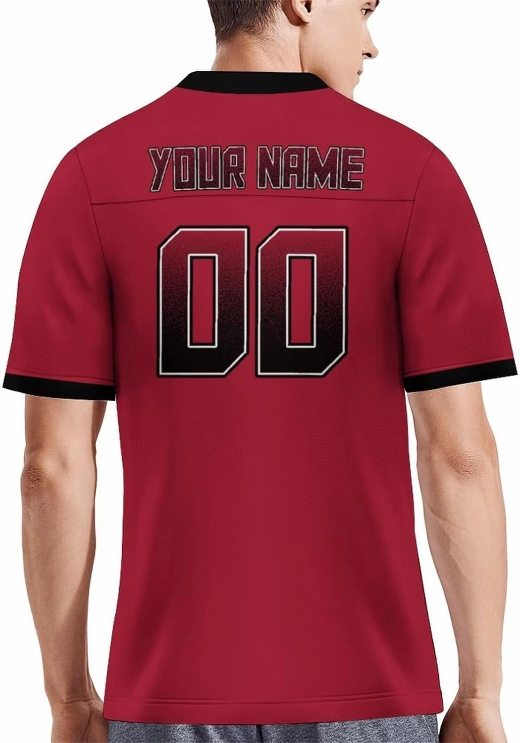 Custom Football Jersey,Football Sports Shirt for Men,Personalized Team Name Number,Football Fans Custom Gifts,S-5XL