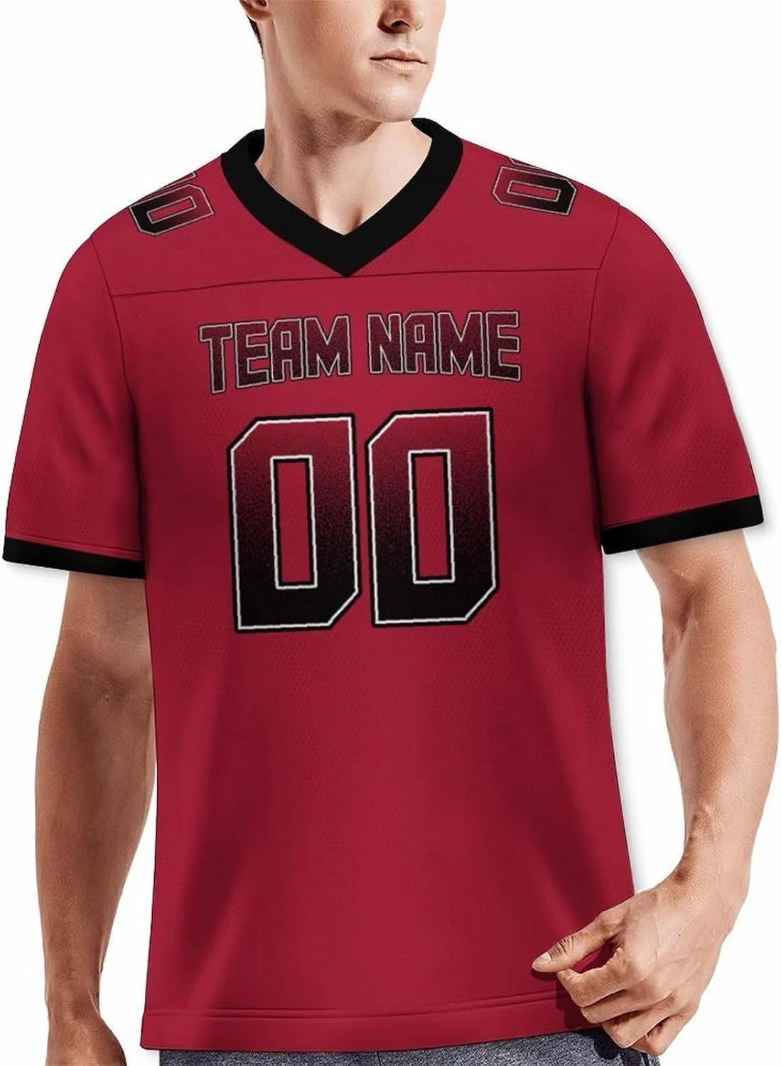 Custom Football Jersey,Football Sports Shirt for Men,Personalized Team Name Number,Football Fans Custom Gifts,S-5XL