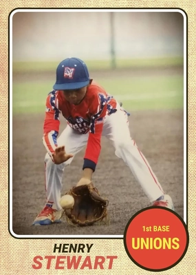Custom Youth Baseball Trading Cards, 50 Count, 1968 Design, Personalized and Customized with Player Name, Photo, Team, and Info for Youth, Little League, Travel Baseball