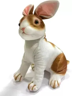 Cute Rabbit Plush Toy Stuffed Animal Soft Toys Cuddly Bunny Toy Kids gift - 32 cm  (Multicolor)