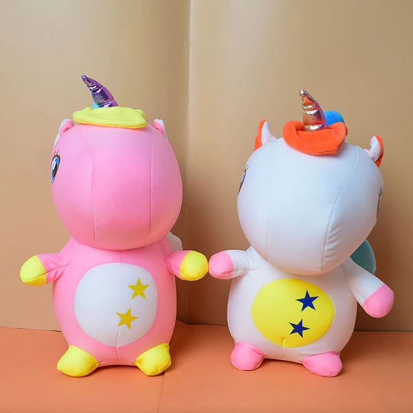 Cute Angel Unicorn Doll Stuffed Toys with Pony Sleeping Doll Birthday Gifts Living Room Decorations.