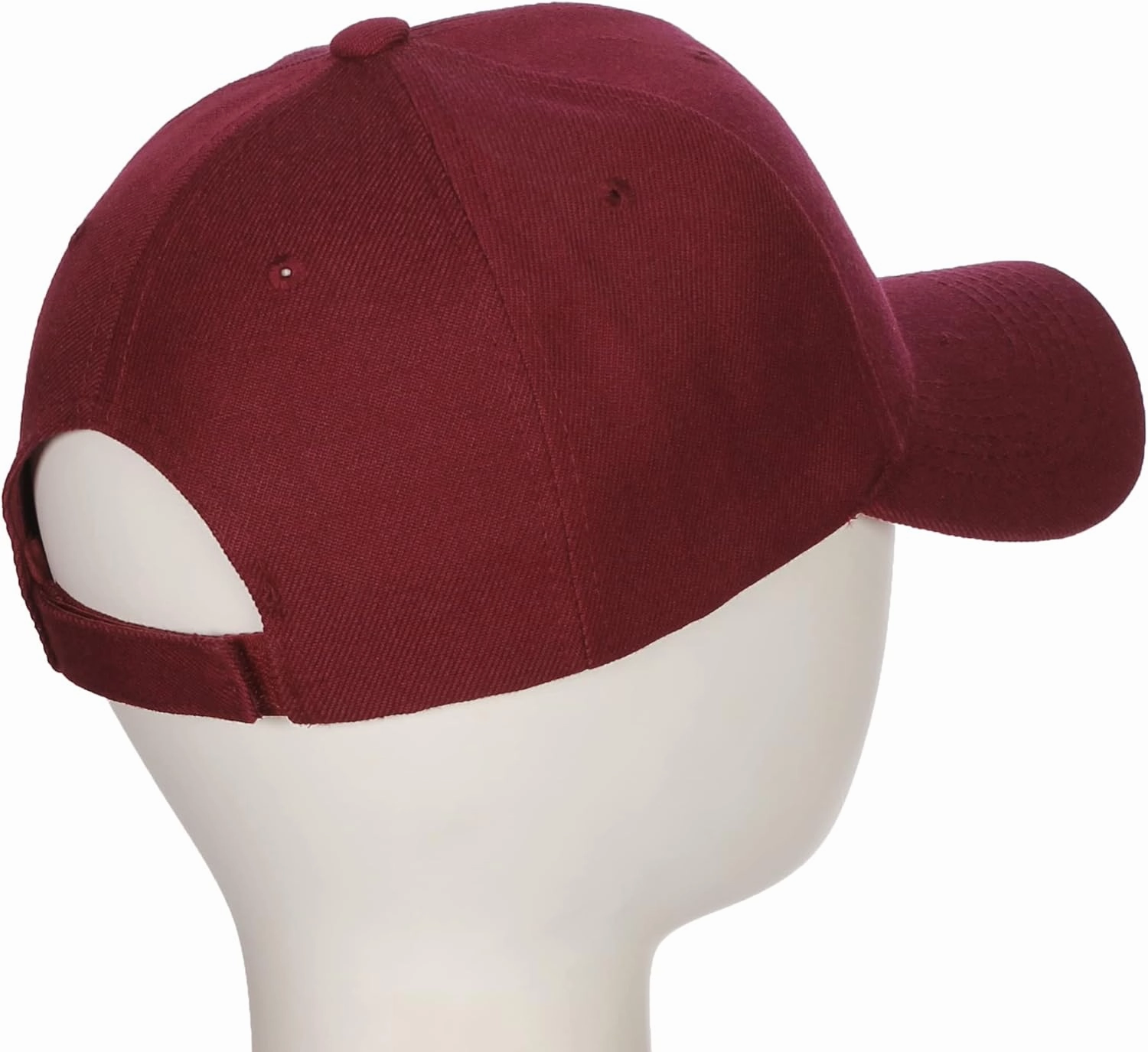 Daxton Structured Baseball Hat Cap Curved Visor Custom Gold Team Number