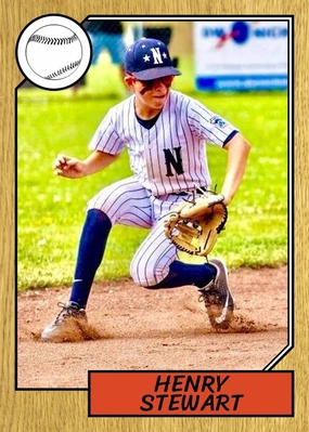 Designed Youth Baseball Cards, 50 Count, Personalized for Travel Baseball or Softball